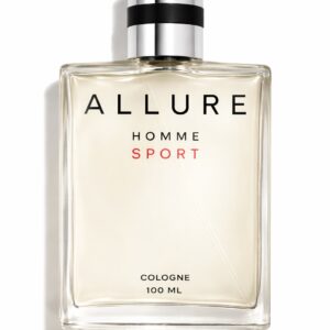 Bottle of Allure Homme Sport cologne with a sleek design.
