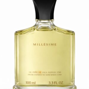 A bottle of Mûlelsime perfume with a black cap.
